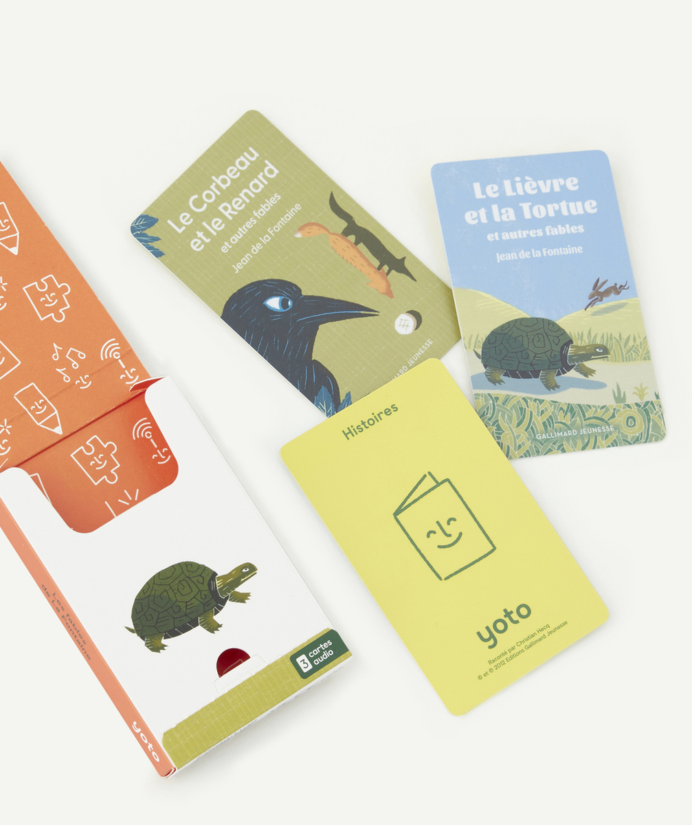 YOTOPACK DE 3 CARTES HISTOIRES AUDIO LES FABLES DE LA FONTAINE