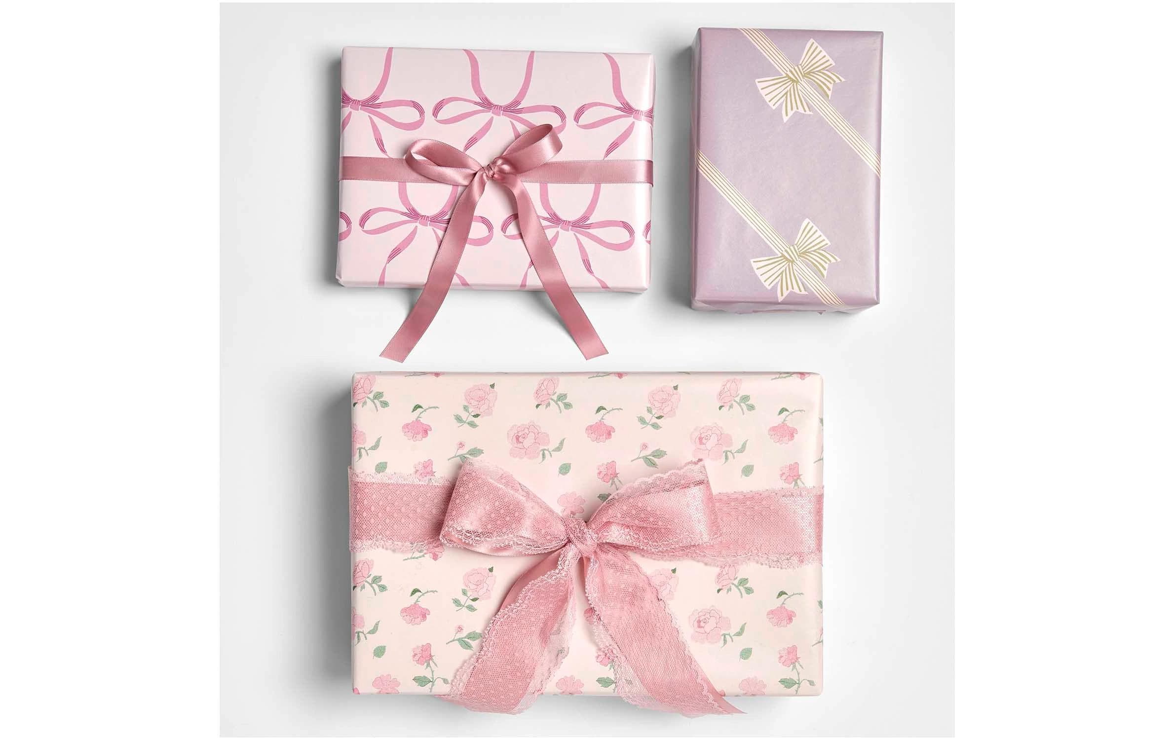 Geschenkpapier Rico Geschenkpapier 70 cm, 1 Stück, RosaIdeales Geschenkpapier für jeden Anlass