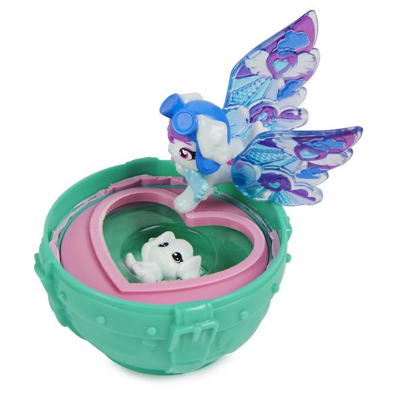 Pack de 2 Hatchimals 1 ado et 1 bébé - Famille surprise Rainbow-Cation