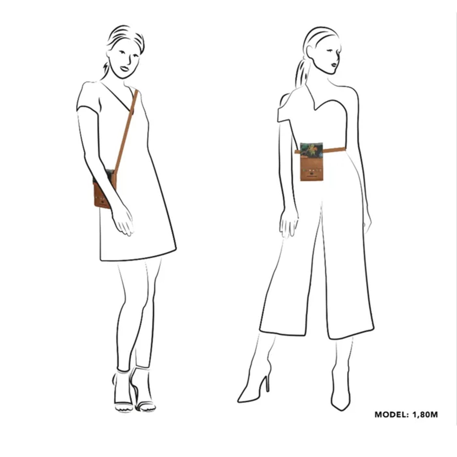 Micmacbags Masterpiece Telefoontasje zwart
