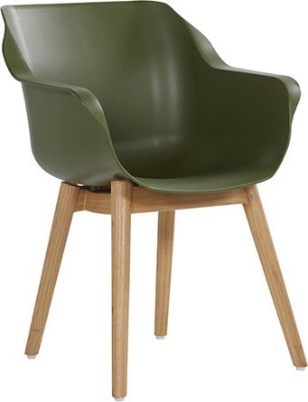 Hartman kuipstoel Sophie groen / teak