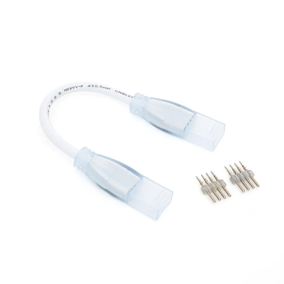 Ledkia Connecteur Double Ruban LED 220V RGB