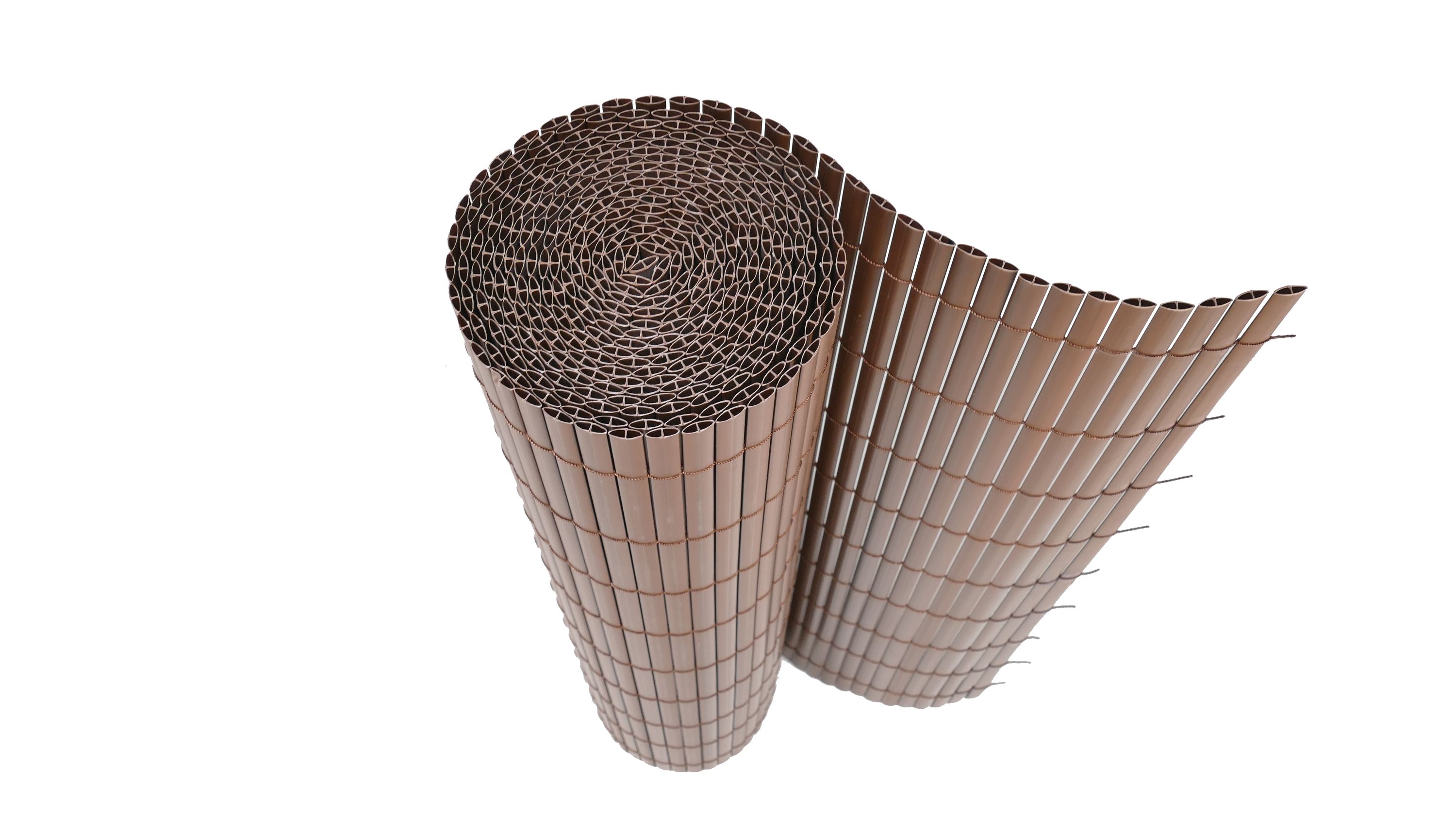Sichtschutzmatte PVC 500 x 80 cm braun