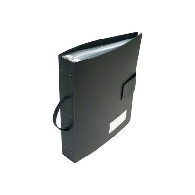 Viquel Geode Meteor - Porte vues à pochettes repositionnables - 120 vues - A4 - noir