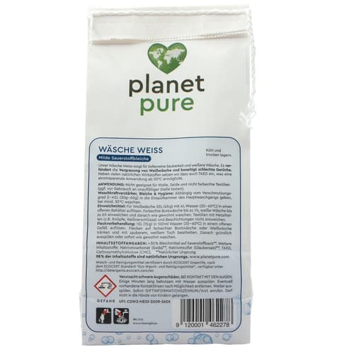 Planet Pure Wäscheweiss Milde Sauerstoffbleiche