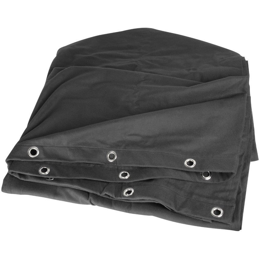 Adam Hall 0152X64 theaterdoek molton zwart 6 x 4 meter