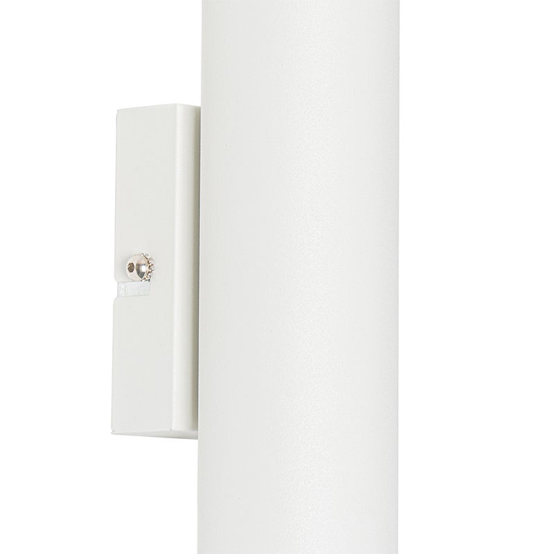 Moderne witte wandlamp met 2 lampen - Jeana