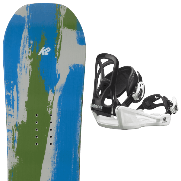 Pack snowboard K2 LIL MINI JR + Fix