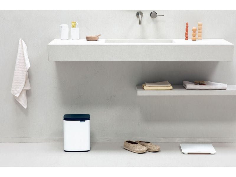 Brabantia Kosmetikeimer Bo Waste Bin 7 l, Weiss Mülleimer