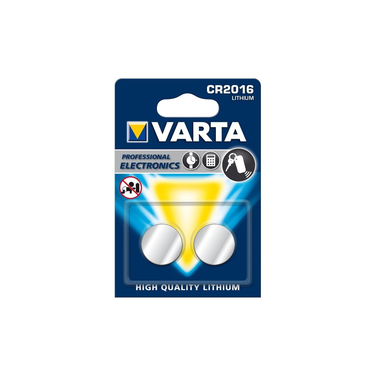 Varta CR 2016 batteri (2pk.)