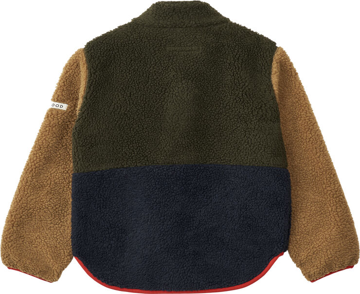 Liewood Nolan Pile Jacket Army brown multi mix