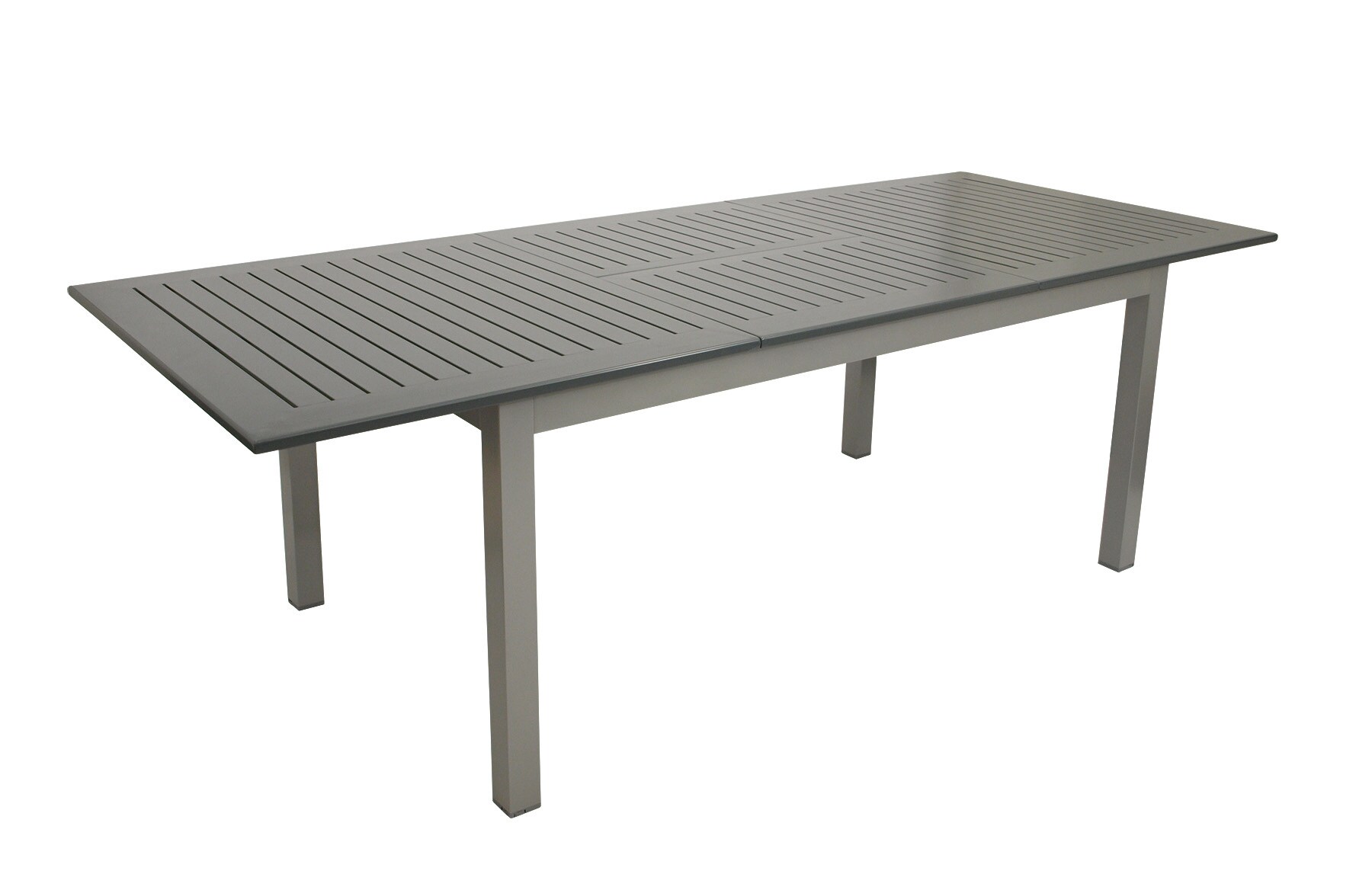 DEGAMO Ausziehtisch BAJAZZO 175/245x100cm, Aluminium grau