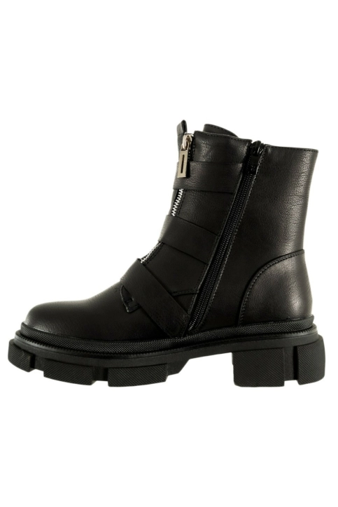 Bottines lpb carmela noir pu