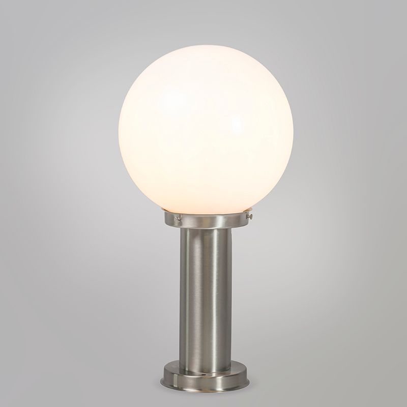 Buitenlamp staal RVS 50 cm - Sfera met grondpin en kabelmof