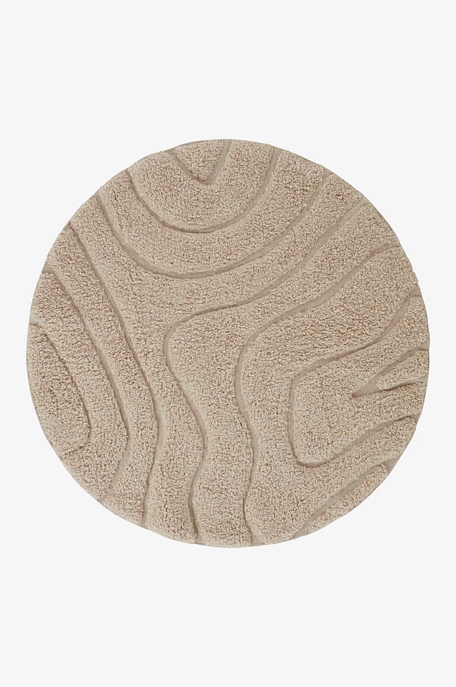 STRANDÄNGEN rund badematte ø 80 cm