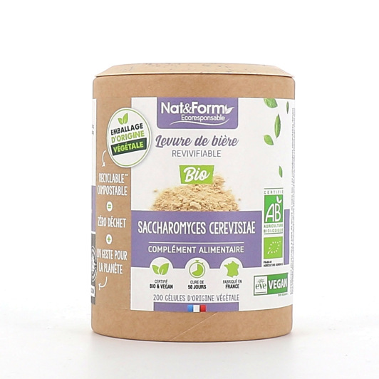 Levure de bière revivifiante Bio Nat & Form