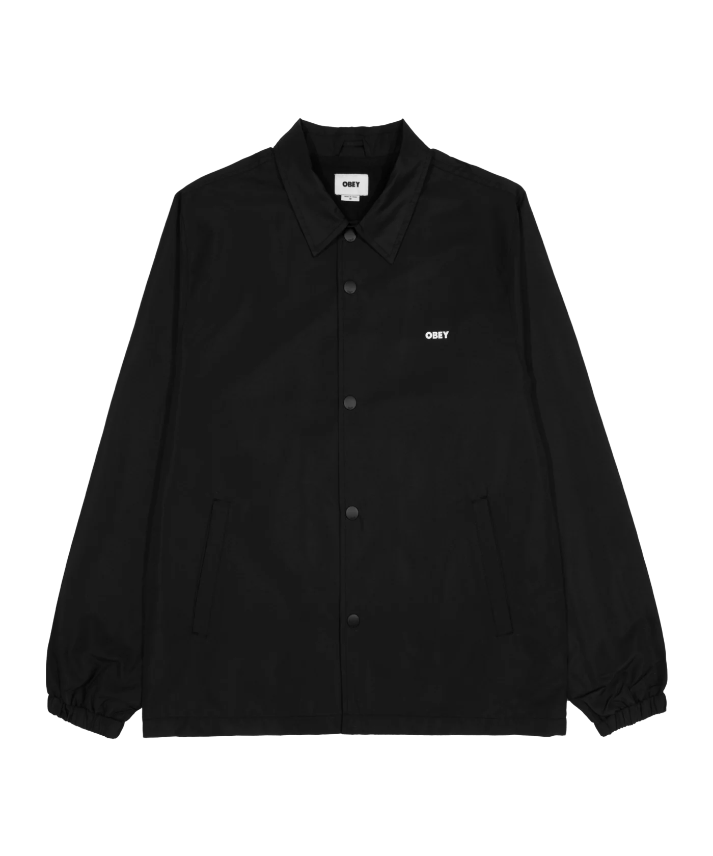 Obey Icon Coach Jacke Schwarz