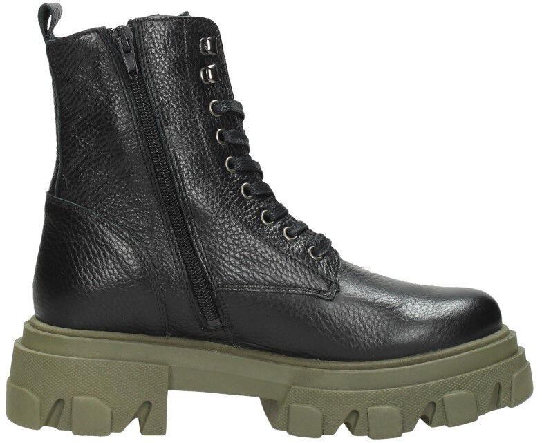 Ps. Poelman Dames veterschoenen zwart