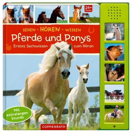Coppenrath Verlag Sehen-Hören-Wissen Pferde und Ponys