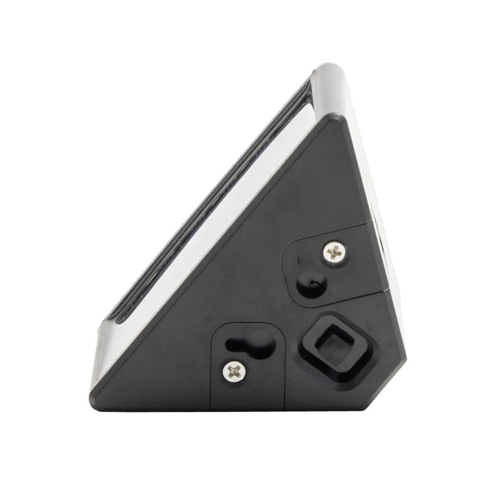 Lampe solaire noire x2 pour escalier 9LED 8,5x5,5xH5,5cm