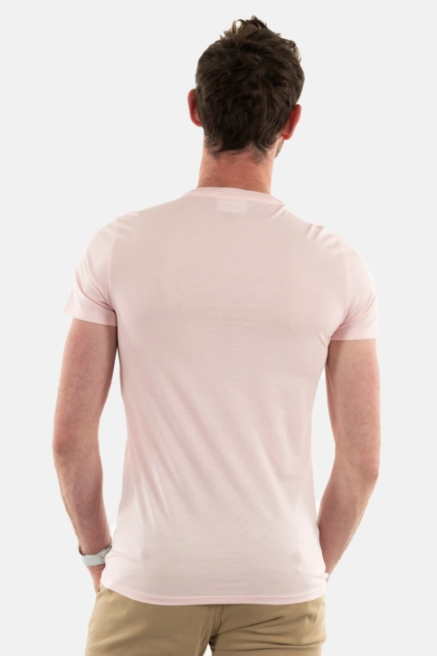 Tee shirt lacoste th6709 t03 flamant