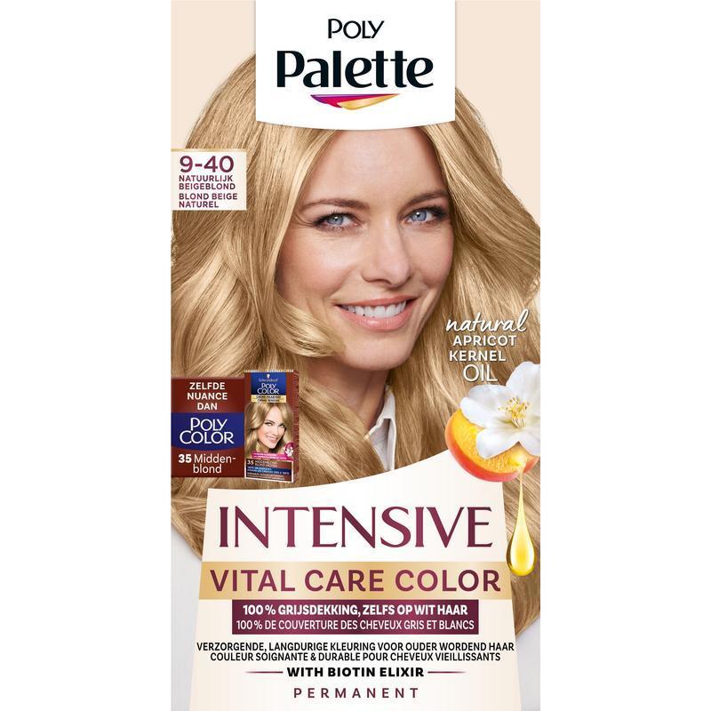 Poly Palette Vital Care Color 9-40 Nat Beigeblond 1 Set
