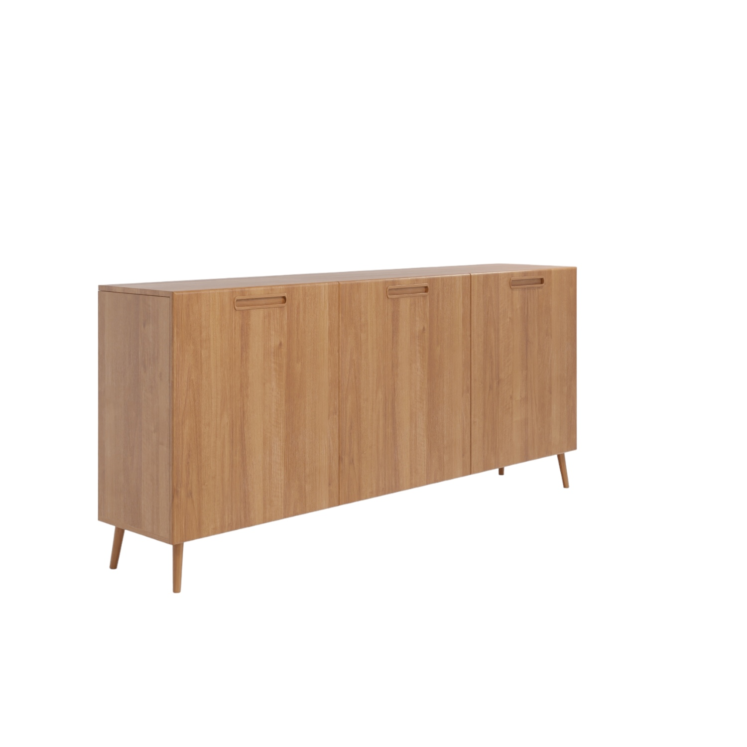 TV lift meubel Scandinavian 55 inch 3 deurs