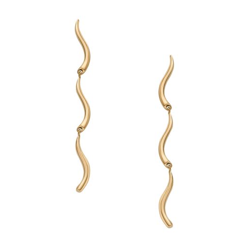 Skagen Kariana Waves Øreringe, Gold