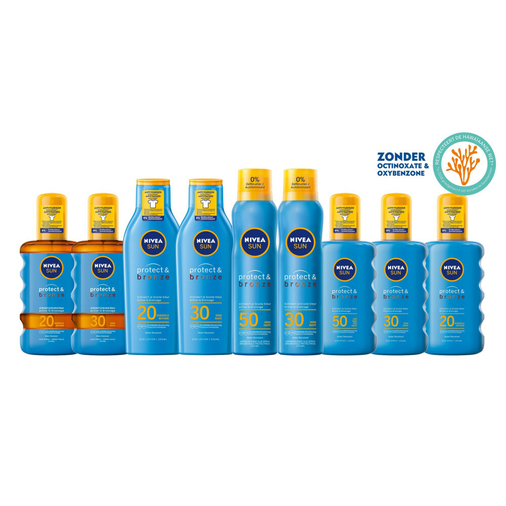 Nivea Sun Protect & Bronze Zonnebrand Spray SPF 30200 ml