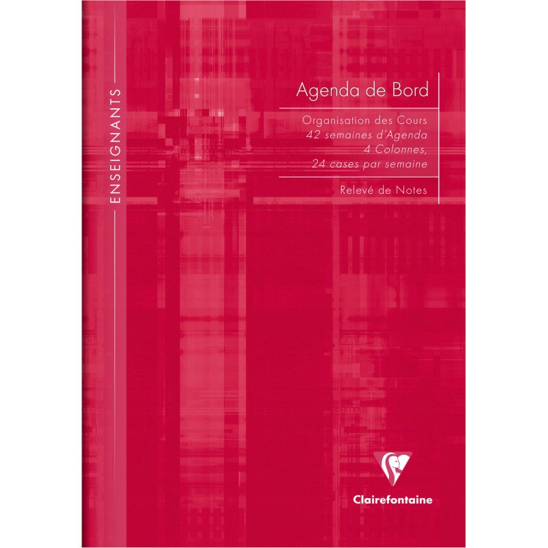 Agenda de bord A4 Clairefontaine 144 pages