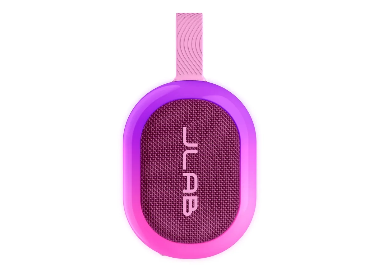 POP Party Wireless Bluetooth Lautsprecher mit RGB Beleuchtung und IPX5 (IEUSBPOPRMUL123) - Mulberry
