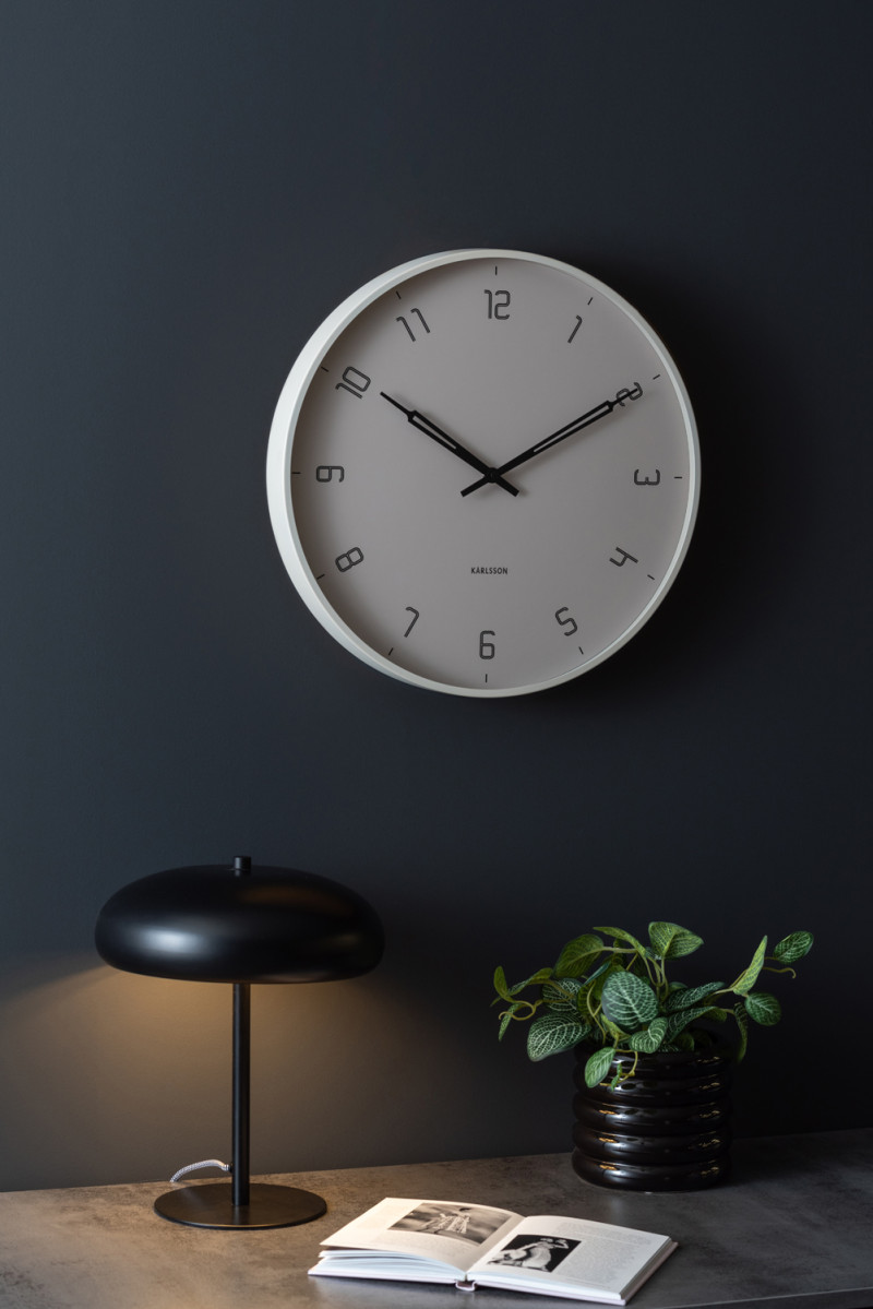 Wall Clock Stark KA5950BK Black