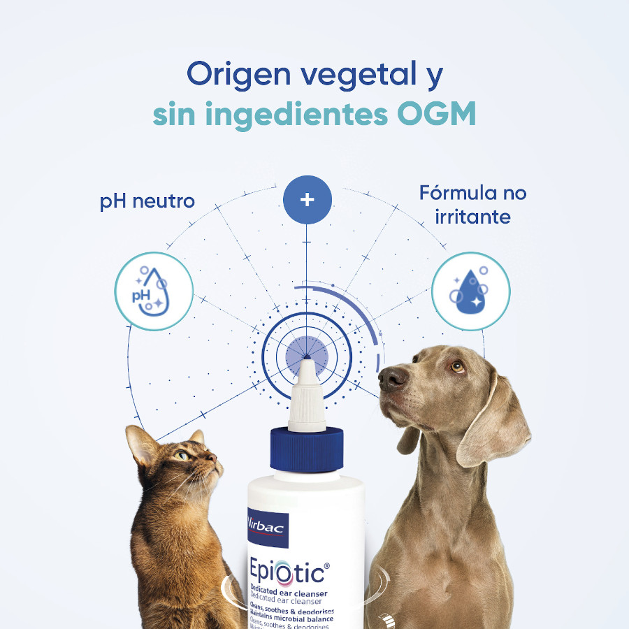 Virbac EpiOtic - Limpador de Ouvidos para Cães e Gatos