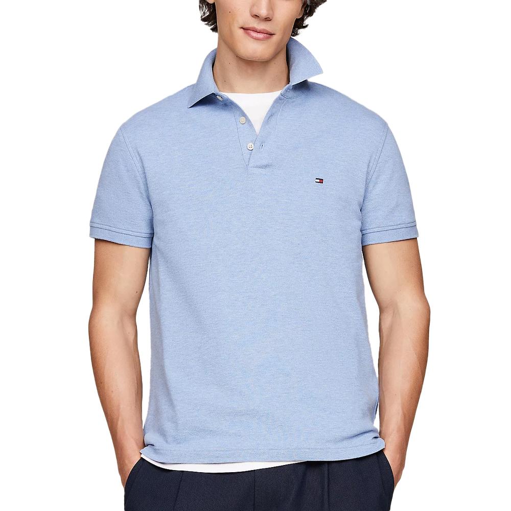 Tommy Hilfiger Polo Bleu Clair Homme Tommy Hilfiger 1985 Regular