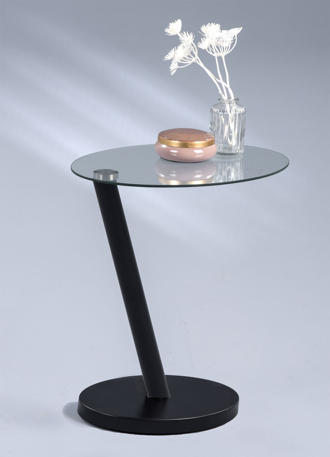 CASAVANTI Beistelltisch ONDA schwarz/ Glas