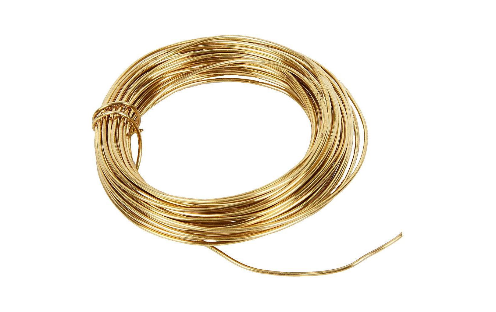 Messingdraht 10 m GoldDraht