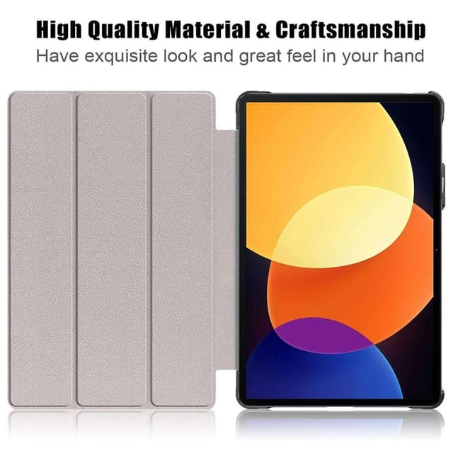 Til Xiaomi Pad 5 Pro 12.4 (2022) Stand Slim Fit Cover Sleep/Wake