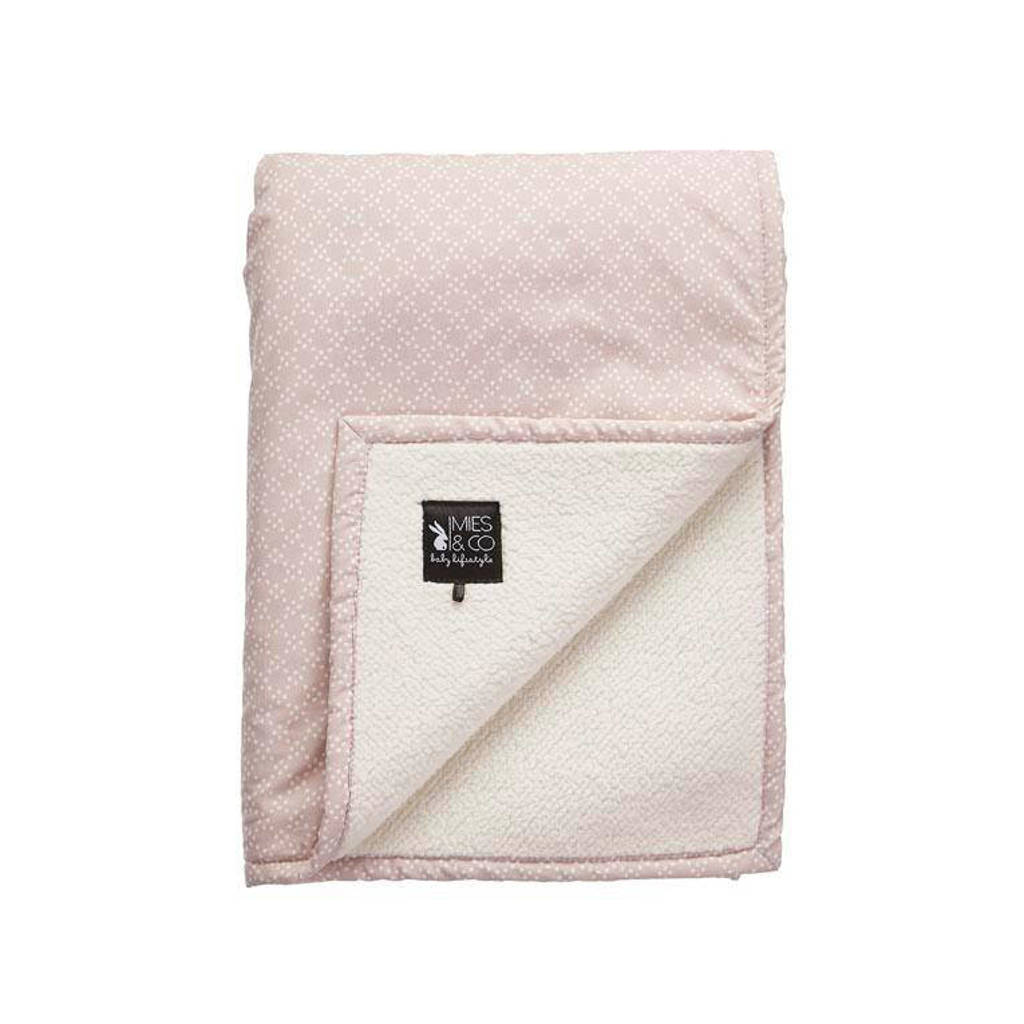 baby wiegdeken soft teddy Pretty Pearls 70x100 cm