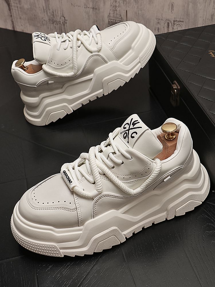 Mr Ozera - Platformsneakers met letters