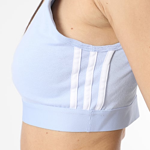 Brassière 3 Stripes IC4439 Bleu Clair