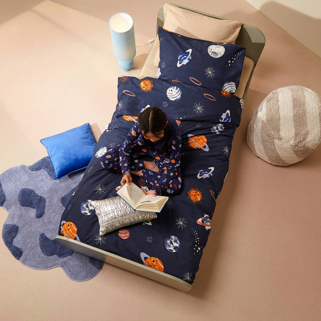 katoenen dekbedovertrek kinderbed (120x150 cm)