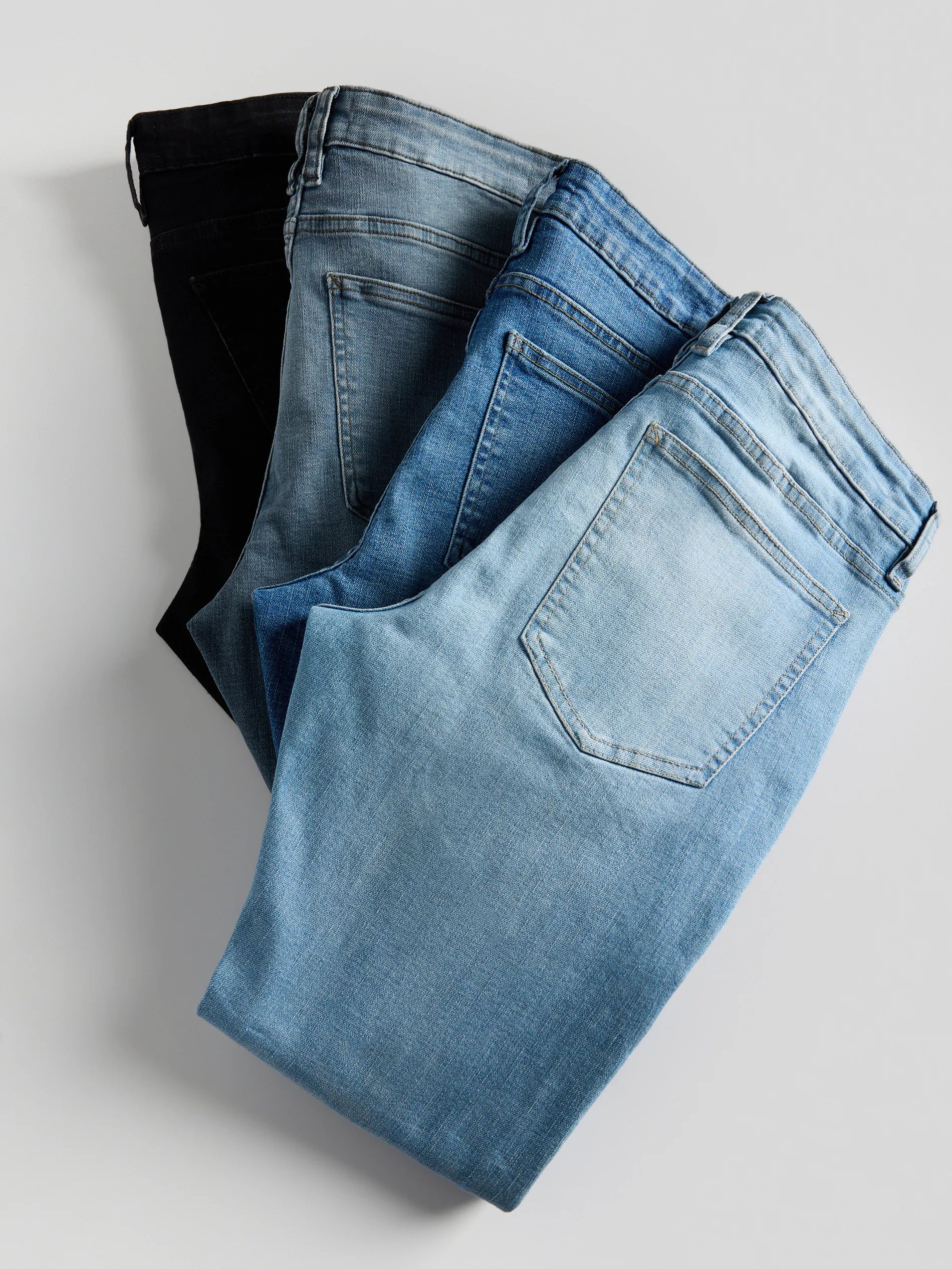 Skinny Jeans in Washout-Optik