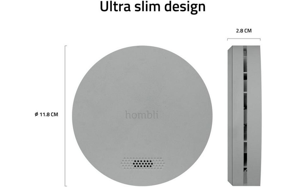 Rauchmelder Smart Smoke Detector, 85 dB, GrauRauchmelder