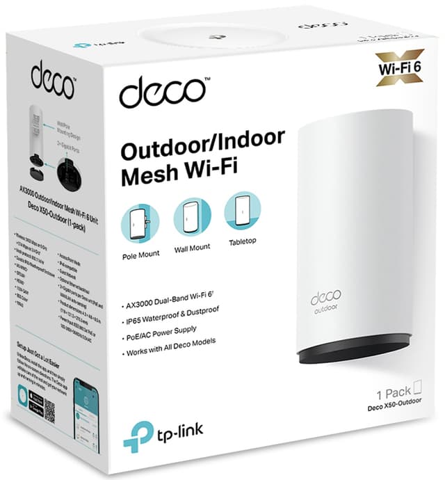 TP-Link Deco X50 WiFi 6 udendørs router