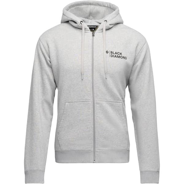 Sweat escalade BLACK DIAMOND MINI STACKED FZ HOODY NICKEL HEATHER
