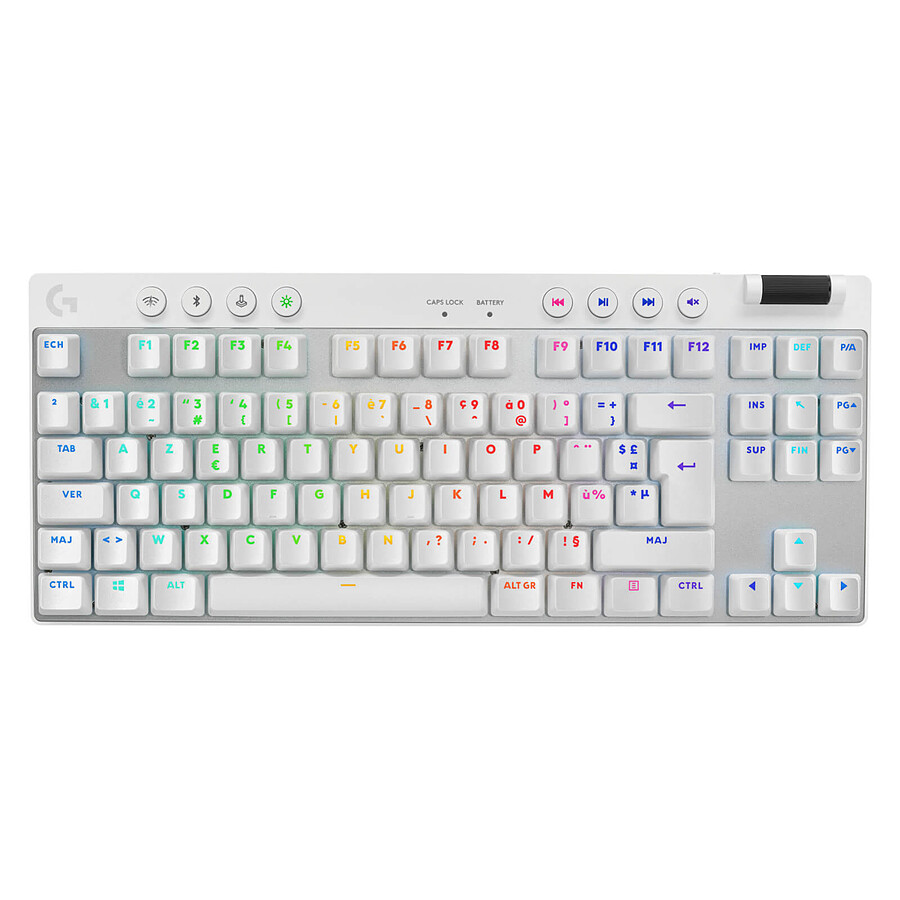 Logitech G Pro X TKL Lightspeed - GX Brown - Blanc