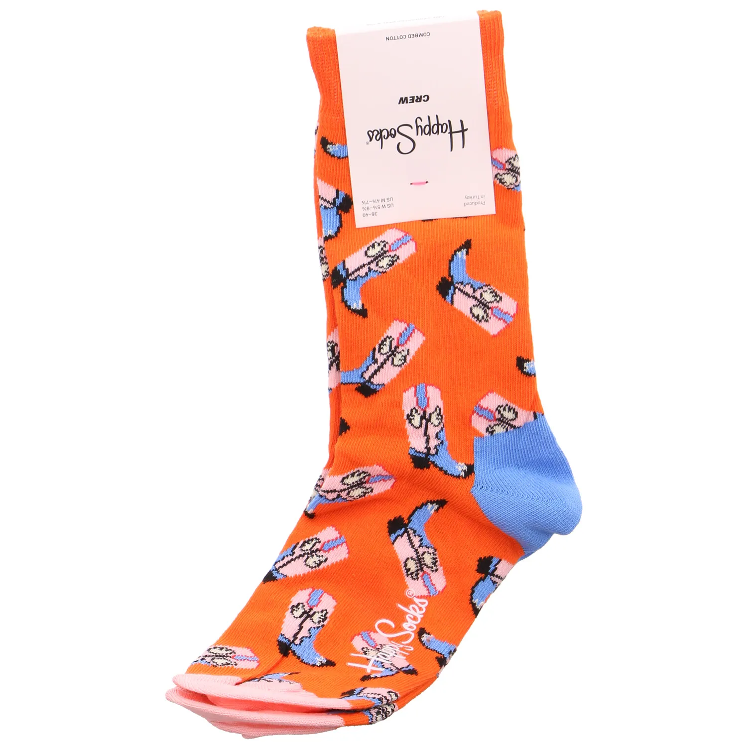 HAPPY SOCKS Freizeitsocken Rot Textil