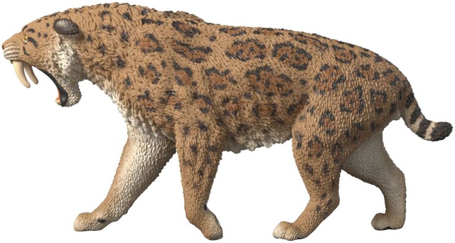 Schleich® Spielfigur »DINOSAURS, Säbelzahntiger (15054)«