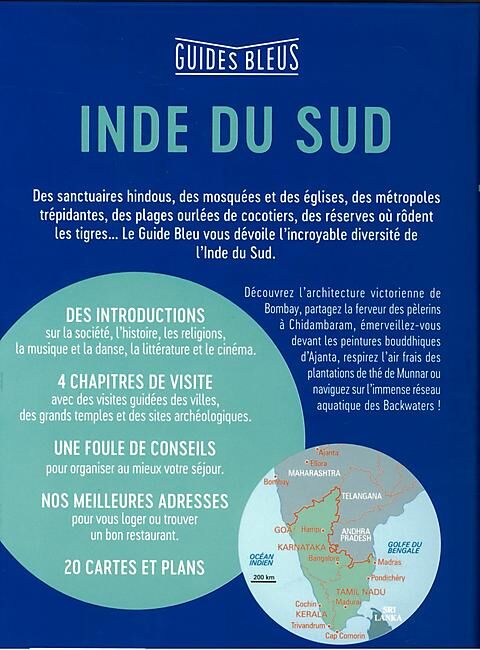 HACHETTE - GUIDES BLEUS INDE DU SUD