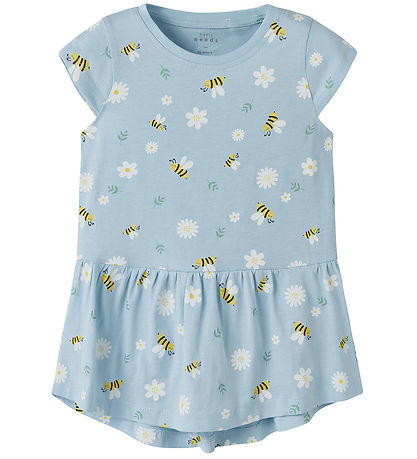 Name It Kleid - NmfVigga - Noss - Cool Blue/Bubblebee